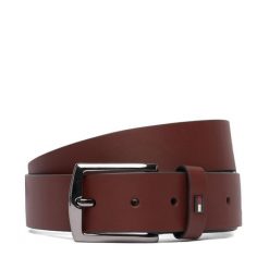 Pasek Tommy Hilfiger. Brązowe paski damskie Tommy Hilfiger, bez wzorów. Za 209.99 zł.