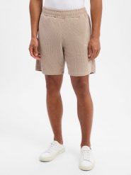 PEGADOR szorty dresowe Mężczyźni Sztuczne włókno beżowy, M. Brązowe szorty męskie PEGADOR, m, bez wzorów, z dresówki. Za 249.95 zł.