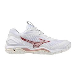 Damskie buty halowe Mizuno Wave Stealth. Białe obuwie sportowe damskie Mizuno, bez wzorów, do piłki ręcznej, mizuno wave. W wyprzedaży za 531.50 zł.