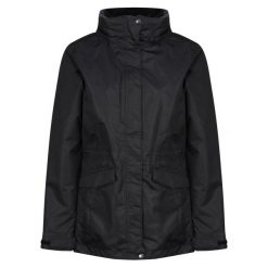 Wodoodporna kurtka na piesze wycieczki Benson III. Niebieskie kurtki damskie Regatta, bez wzorów, z polaru. Za 499.99 zł.