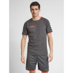 Koszulka do piłki ręcznej męska Hummel hml AUTHENTIC training. Szare koszulki sportowe męskie Hummel, m, bez wzorów, bez kołnierzyka, bez ramiączek, do piłki nożnej. Za 127.50 zł.
