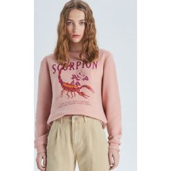 Bluza z motywem - Różowy. Bluzy damskie Cropp. Za 59.99 zł.