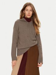 Weekend Max Mara Sweter Jerez 2425366142 Brązowy Relaxed Fit. Brązowe swetry damskie Weekend Max Mara, xs, bez wzorów, z wełny, bez kołnierzyka, bez ramiączek, bez kaptura. Za 1,119.00 zł.