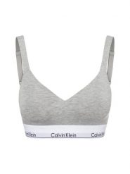 Calvin Klein Stanik Kobiety Bawełna szary|biały, XL. Białe biustonosze Calvin Klein, bez wzorów, z bawełny. Za 129.95 zł.