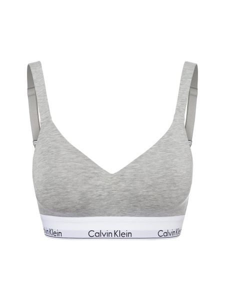 Calvin Klein Stanik Kobiety Bawełna szary|biały, XL. Białe biustonosze Calvin Klein, bez wzorów, z bawełny. Za 129.95 zł.