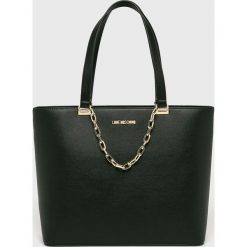 Love Moschino - Torebka. Czarne torebki do ręki damskie marki Love Moschino, z materiału. Za 719.90 zł.