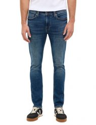 Męskie Spodnie jeansowe Mustang Style Vegas Slim Denim Blue 1017216 5000 683. Niebieskie jeansy męskie Mustang. Za 219.99 zł.