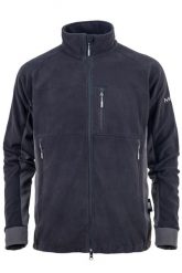 Bluza polarowa trekkingowa męska Milo Anas. Czarne bluzy męskie Milo, m, bez wzorów, z materiału, bez kaptura. Za 197.30 zł.