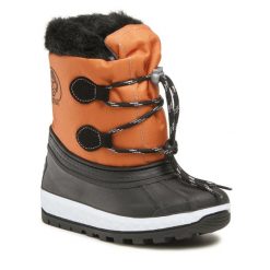 Śniegowce Boatilus. Brązowe buty zimowe chłopięce Boatilus, bez wzorów, bez zapięcia. Za 209.99 zł.