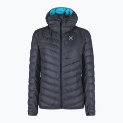 Kurtka damska Montura Pure Duvet. Niebieskie kurtki damskie MONTURA, bez wzorów, bez kaptura, narciarskie. Za 999.99 zł.