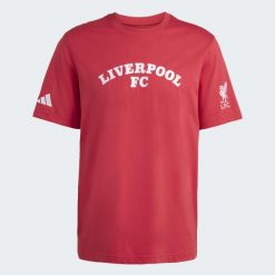 Koszulka Liverpool FC US Pack. Czerwone koszulki sportowe męskie Adidas, xs, bez wzorów, z bawełny, bez kołnierzyka, bez ramiączek, do piłki nożnej. Za 179.00 zł.