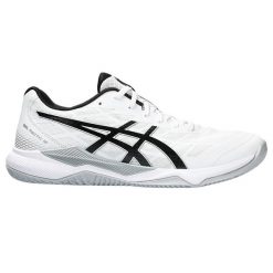Buty sportowe Asics GEL-TACTIC 12 Biały/Czarny. Białe buty sportowe męskie Asics, z syntetyku, bez zapięcia. W wyprzedaży za 411.85 zł.