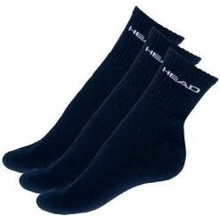 Skarpetki Head Short Crew 3 szt. unisex granatowe 35-38. Niebieskie skarpety męskie Head, bez wzorów, z bawełny. Za 111.99 zł.
