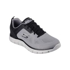 Buty treningowe męskie Skechers Track broader. Szare buty sportowe męskie Skechers, bez zapięcia, trekkingowe. Za 371.00 zł.