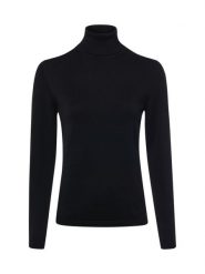 Brookshire bluzka z golfem Kobiety Bawełna (100%) czarny, M. Czarne bluzki damskie brookshire, m, bez wzorów, z bawełny, bez kołnierzyka, bez ramiączek. Za 199.95 zł.