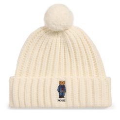 Czapka Polo Ralph Lauren. Brązowe czapki i kapelusze damskie Polo Ralph Lauren, na zimę, bez wzorów. Za 389.99 zł.