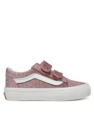 Vans Tenisówki Old Skool V VN000CYDFSL1 Różowy. Czerwone buty sportowe dziewczęce Vans, bez wzorów, ze skóry, bez zapięcia. Za 189.99 zł.