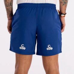 Szorty Vibora King. Niebieskie krótkie spodenki sportowe męskie VIBORA, bez wzorów. Za 226.99 zł.