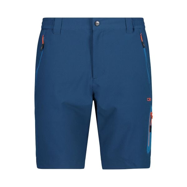 Spodenki męskie turystyczne CMP 33T5497. Niebieskie krótkie spodenki sportowe męskie CMP, m, bez wzorów, trekkingowe. Za 239.00 zł.