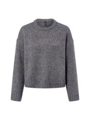 ONLY bluzka z dzianiny Kobiety szary, XS. Szare bluzki damskie Only, xs, bez wzorów, z dzianiny, bez kołnierzyka, bez ramiączek. Za 179.95 zł.