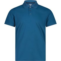 Koszulka polo męska CMP 3T60077 Polo. Niebieskie koszulki polo męskie CMP, m, bez wzorów, z materiału, bez ramiączek. Za 83.99 zł.