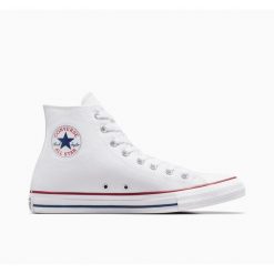 Trampki Converse Chuck Taylor All Star Classic Hi M7650C optical. Białe obuwie sportowe damskie Converse, bez wzorów, retro, bez zapięcia. Za 279.99 zł.
