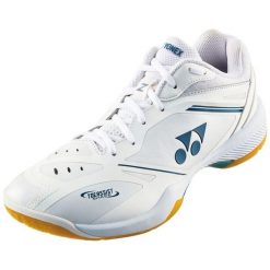 Buty do badmintona Yonex PC 65 Z. Białe buty sportowe męskie YONEX, bez zapięcia. W wyprzedaży za 637.50 zł.