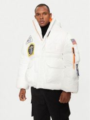 Alpha Industries Kurtka zimowa 148136 Biały Loose Fit. Białe kurtki męskie Alpha Industries, na zimę, m, bez wzorów, z syntetyku, bez kaptura. Za 1,239.00 zł.