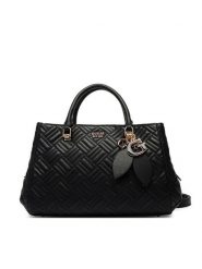 Guess Torebka Sally HWQG99 21060 Czarny. Czarne torebki do ręki damskie Guess, z aplikacjami, ze skóry, bez dodatków. Za 679.99 zł.