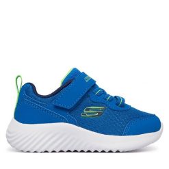 Sneakersy Skechers. Niebieskie trampki i tenisówki chłopięce Skechers, bez wzorów, bez zapięcia. Za 119.99 zł.