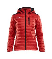 Kurtka damska Craft isolate. Czerwone kurtki sportowe damskie Craft, na zimę, xl, bez wzorów, z materiału, bez kaptura, do piłki ręcznej. Za 407.90 zł.