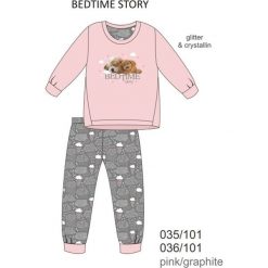Piżama dziewczęca DR 035/101 Bedtime story Różowa r. 140. Bielizna dla chłopców Cornette. Za 60.76 zł.