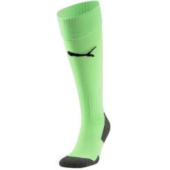 Getry piłkarskie Puma Team Liga Socks Core. Szare legginsy sportowe męskie Puma, bez wzorów, do piłki nożnej. Za 49.43 zł.