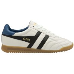Padded rzepowe trampki Gola Stadium. Białe trampki męskie Gola, bez wzorów, z gumy, klasyczne, bez zapięcia. Za 475.00 zł.