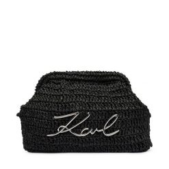 Torebka KARL LAGERFELD. Czarne kopertówki damskie KARL LAGERFELD, bez wzorów, bez dodatków. Za 549.99 zł.