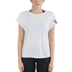Koszulka sportowa damska Hanabi T-shirt z krótkim rękawem. Czarne koszulki sportowe damskie Fundango, l, bez wzorów, z materiału, bez kołnierzyka, bez ramiączek. Za 149.00 zł.