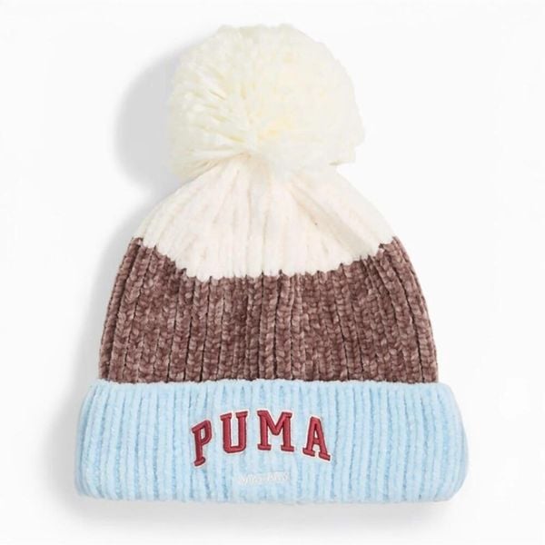 Czapka Zimowa Puma Varsity Beanie. Czapki i kapelusze damskie Puma, na zimę, bez wzorów, eleganckie. Za 79.20 zł.