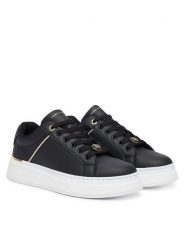 Tommy Hilfiger Sneakersy T3A9-35093-1955999 Czarny. Czarne buty sportowe dziewczęce Tommy Hilfiger, bez wzorów, ze skóry, bez zapięcia. Za 424.99 zł.