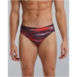 Spodenki męskie TYR Brief Swimsuit - Technowave. Niebieskie kąpielówki męskie TYR, m, bez wzorów, do pływania. Za 159.99 zł.