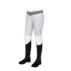 Spodnie przeciwdeszczowe Horka. Białe spodnie materiałowe damskie Horka, bez wzorów. Za 266.00 zł.