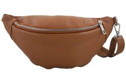 Torebka damska saszetka nerka Casual Brązowa jasna. Brązowe torebki do ręki damskie Barberinis, bez wzorów, ze skóry, casualowe, bez dodatków. Za 138.99 zł.