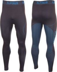 Alpinus Spodnie termoaktywne męskie Alpinus Active Base Layer szare GT43865 S. Szare spodnie materiałowe męskie Alpinus, m, bez wzorów. Za 120.75 zł.