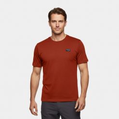 Koszulka męska merino Alpinus Otago. Czerwone koszulki sportowe męskie Alpinus, m, bez wzorów, z wełny, bez kołnierzyka, bez ramiączek, trekkingowe. Za 149.00 zł.