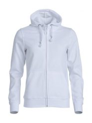 Clique Basic Hoody Full Zip Women — damska bluza z kapturem i zamkiem, biały –. Białe bluzy damskie CLIQUE, m, bez wzorów, z bawełny, z kapturem. Za 186.90 zł.