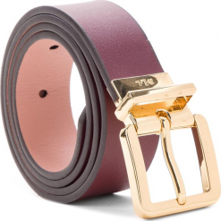 Pasek Damski LAUREN RALPH LAUREN - Dryden 412665677008 XS Merlot/Ros. Czerwone paski damskie Lauren Ralph Lauren, w paski, ze skóry. Za 219.90 zł.