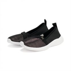 Puma Buty Adelina Shine 38639001. Czarne obuwie sportowe damskie Puma, bez wzorów, z neoprenu. Za 152.99 zł.