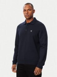 Calvin Klein Jeans Polo LV04RH235G Granatowy Regular Fit. Niebieskie koszulki polo męskie Calvin Klein Jeans, m, bez wzorów, z bawełny, bez ramiączek. Za 369.99 zł.