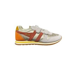 Trenerzy dla dzieci Gola Daytona Blaze. Brązowe buty sportowe dziewczęce Gola, bez wzorów, bez zapięcia. Za 278.00 zł.