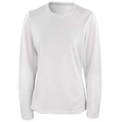 Damska Szybkoschnąca Koszulka Sportowa. Białe koszulki sportowe damskie SPIRO, s, bez wzorów, bez kołnierzyka, bez ramiączek, trekkingowe. Za 71.99 zł.