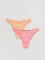 Majtki typu figi 2 pack - brzoskwiniowy. Pomarańczowe figi damskie Reserved, l, bez wzorów. Za 49.99 zł.